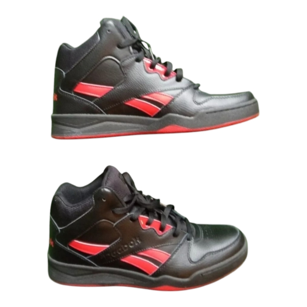 New - Reebok Men's Black & Red BB4500 HI Basketball Shoes Size 10